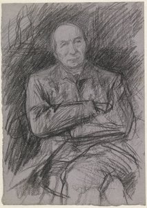 Porträtt av Frederik W. van Eeden av Jan Veth