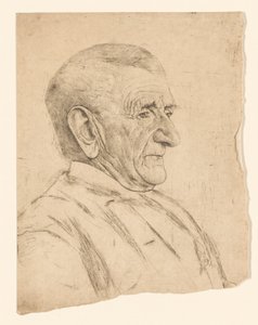 Porträtt av Jan Schaap av Jan Veth