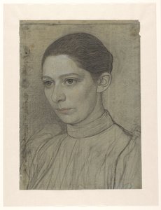 Porträtt av fröken Sara de Swart av Jan Veth