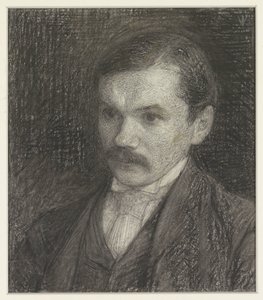 Porträtt av författaren Frederik Willem van Eeden av Jan Veth