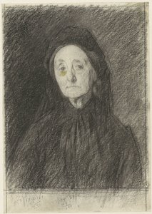 Porträtt av fru J.H. Giltay-Moll av Jan Veth