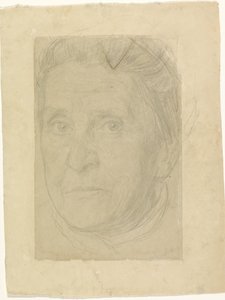 Porträtt av fru M.J. van Rennès-de Jongh av Jan Veth