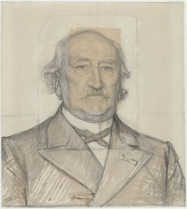 Porträtt av Prof. Dr. H.A. Kooyker av Jan Veth