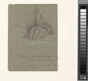 Studie av Geheimrat M. Kempners högra hand av Jan Veth