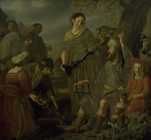 Jacob begraver de hedniska idolerna