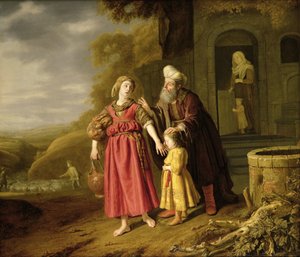 Fördrivningen av Hagar och Ismael, ca 1644