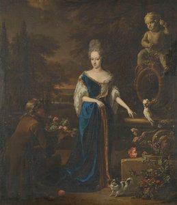 Porträtt av Maria Cornelisz, hustru till Silvester van Tongeren av Jan Baptist Weenix
