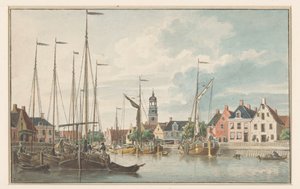 Ansikte på De Lemmer av Jan Weissenbruch