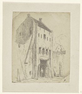 Steigerpoort i Leerdam av Jan Weissenbruch
