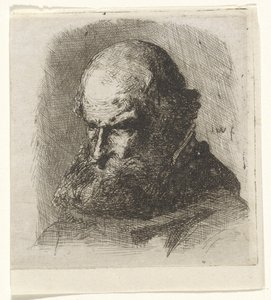 Studie av en gammal man av Jan Weissenbruch