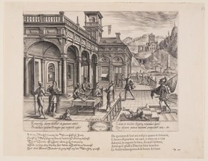 Dorica, från Theatrum Vitae Humanae (Människans åldrar) av Jan Wierix