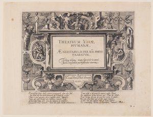 Frontispiece, från Theatrum Vitae Humanae (Människans åldrar) av Jan Wierix