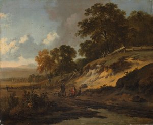 Landskap med jägare av Jan Wijnants
