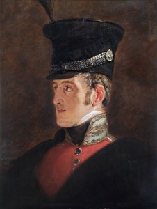 Porträtt av fältmarskalk Sir John Colborne, brittisk soldat, 1821. av Jan Willem Pieneman