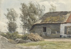 Bondegård med ladugård