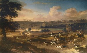 Shjortjakt i Sprotbrough av Jan Wyck