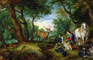 The Vision of St. Hubert, c.1620