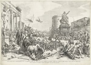Martelaarschap van heilige Lawrence Blessed Lawrence medan (...) är Rome Lawrence (titel på objekt)