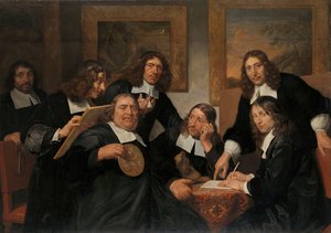 Guvernörerna för St Luke-gillet, Haarlem, 1675