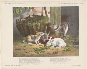 De tre kaninerna och geten (titel på objektet) Nya holländska barntryck (serietitel på objekt) Funkes tryck (serietitel på objekt)