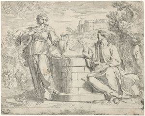 Kristus och den samaritanska kvinnan av Jan de Pape (rejected attribution)