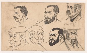 Studieblad med rubriker av Jan de Waardt