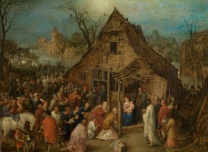 De vise männens tillbedjan av Jan the Elder Brueghel