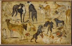 Tierstudien av Jan the Elder Brueghel