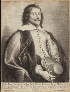 Porträtt av Nicholas Lanier av Jan the Elder Lievens