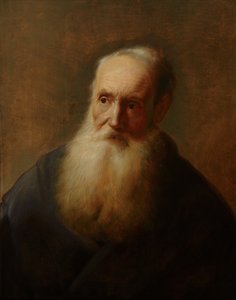 Tronie av en gammal man av Jan the Elder after Lievens