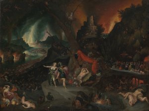 Aeneas och Sibylla i underjorden