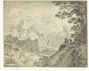 Flodlandskap med resenärer Rhenlandskap (serietitel)