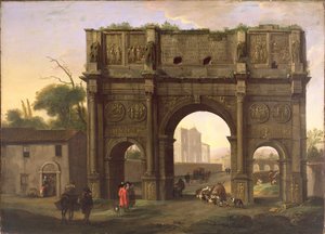 Konstantins båge, Rom, ca 1640-talet