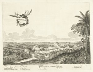 Gevechten vid Porto Calvo, 1637 Slaget nära Bald Harbor (titel på objekt) av Jan van Brosterhuyzen