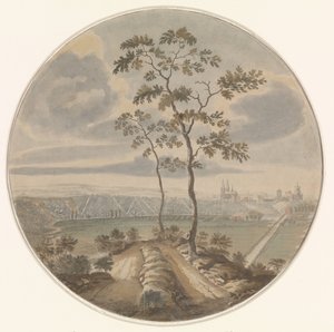 Utsikt över staden Kleve av Jan van Call (I) (attributed to)
