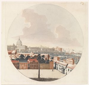 Utsikt över Rom av Jan van Call (I) (possibly)