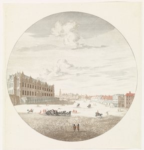 Utsikt över stadens slott i Berlin från den fyrkantiga sidan av Jan van Call (I) (possibly)