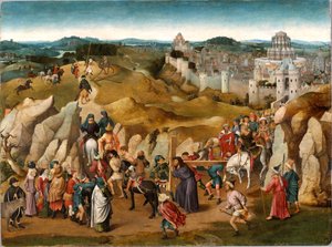 Vägen till Golgata, ca. 1505-1510. av Jan van Eyck