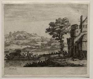 Färjan av Jan van Goyen