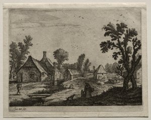 Plankan över strömmen av Jan van Goyen