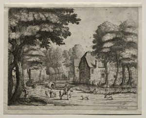 Stenbron av Jan van Goyen
