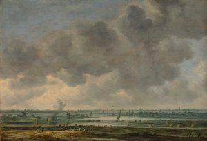 Utsikt över Haarlem och Haarlemmer Meer, 1646.