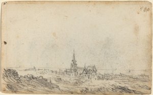 Utsikt över Scheveningen [recto] av Jan van Goyen