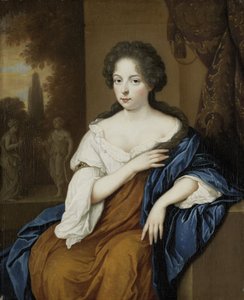 Porträtt av en kvinna av Jan van Haensbergen (attributed to)