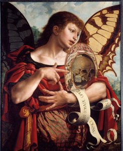 Vanite. Målning av Jan Sanders Van Hemessen (1500-1560) av Jan van Hemessen