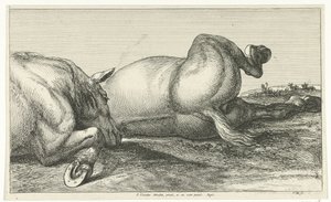 Två döda hästar liggande i rad Dead Horses (serietitel)