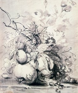 Stilleben av frukt, 1700 - 1749. av Jan van Huysum