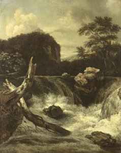 Ein Wasserfall von Jan van  Kessel