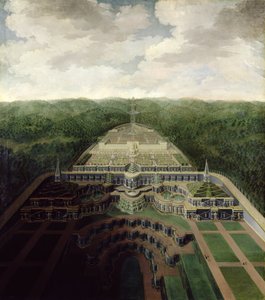 View of the Karlsberg Complex from the Cascades and Gardens to the Octogon, after 1716 
