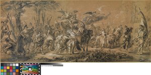 Holländska: Förhärligandet av Mars av Jan van Orley
